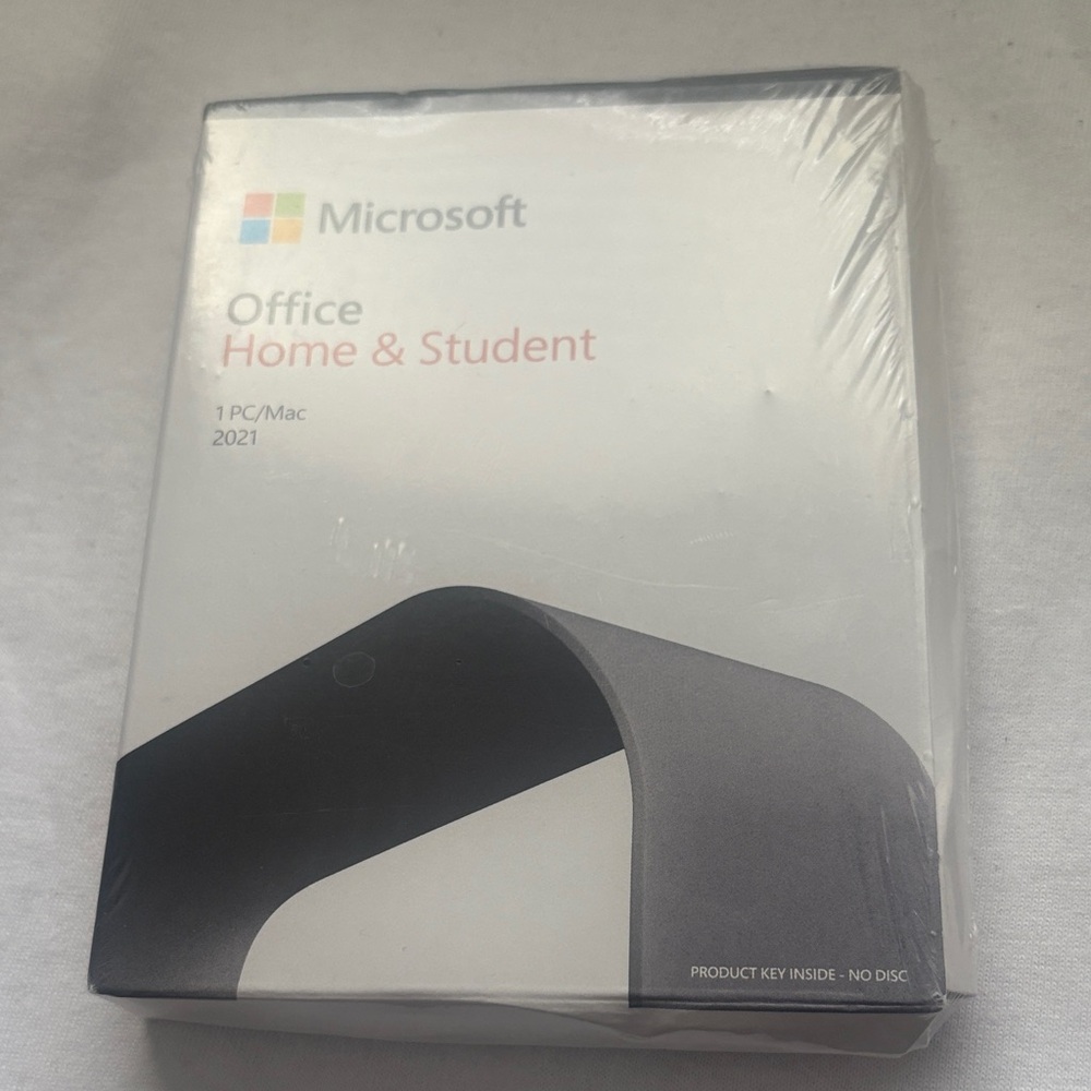 Microsoft Office Home & Student 2021 in Gray and White
